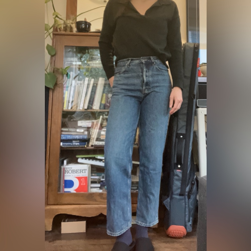 everlane 90s way high Jean